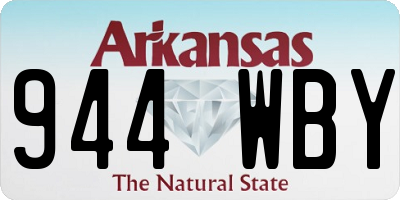 AR license plate 944WBY