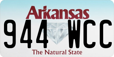 AR license plate 944WCC