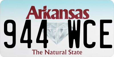 AR license plate 944WCE