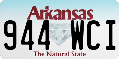 AR license plate 944WCI