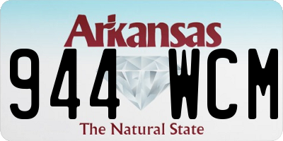 AR license plate 944WCM