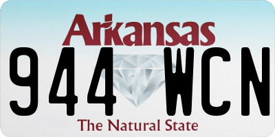 AR license plate 944WCN