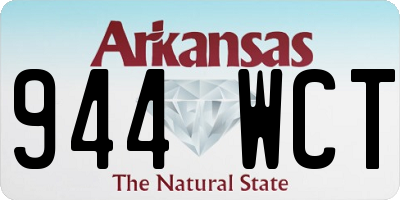 AR license plate 944WCT