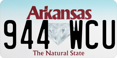 AR license plate 944WCU