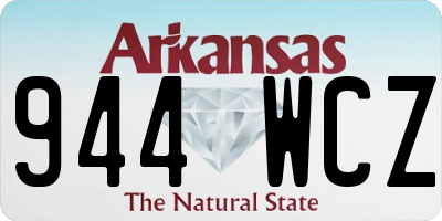 AR license plate 944WCZ