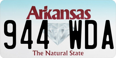 AR license plate 944WDA