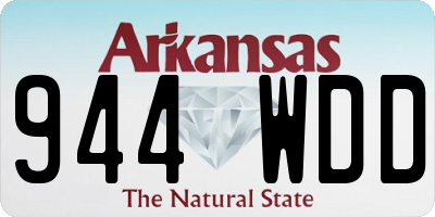 AR license plate 944WDD