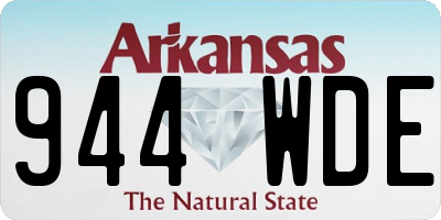AR license plate 944WDE