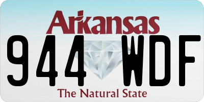 AR license plate 944WDF
