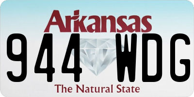 AR license plate 944WDG
