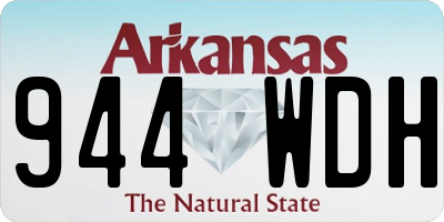 AR license plate 944WDH