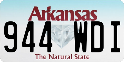 AR license plate 944WDI