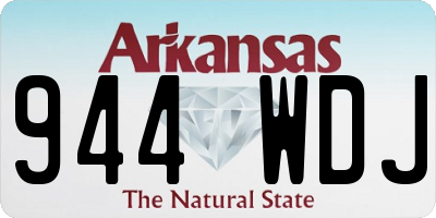 AR license plate 944WDJ