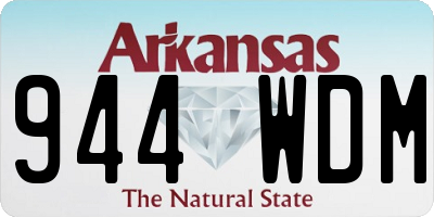 AR license plate 944WDM