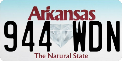 AR license plate 944WDN