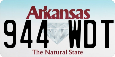AR license plate 944WDT