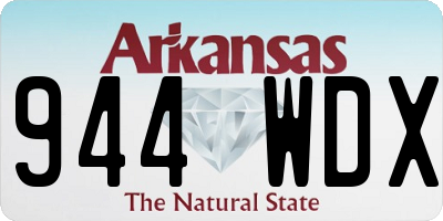 AR license plate 944WDX