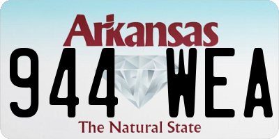 AR license plate 944WEA