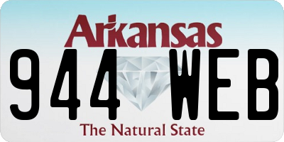 AR license plate 944WEB