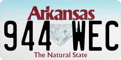 AR license plate 944WEC