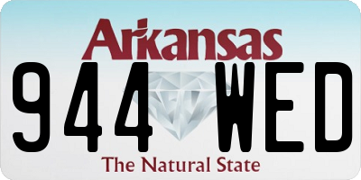 AR license plate 944WED