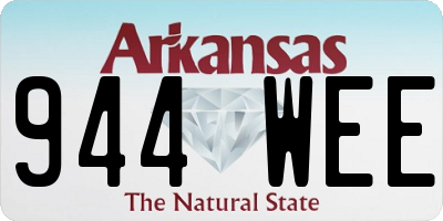 AR license plate 944WEE