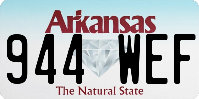 AR license plate 944WEF