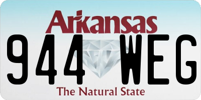 AR license plate 944WEG