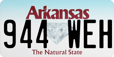 AR license plate 944WEH