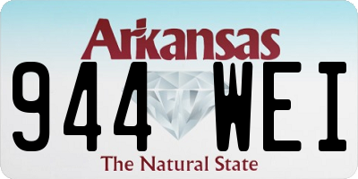AR license plate 944WEI