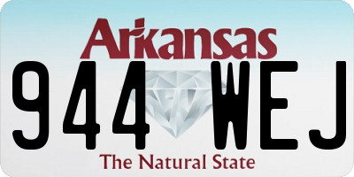 AR license plate 944WEJ