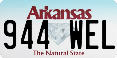 AR license plate 944WEL