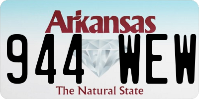 AR license plate 944WEW