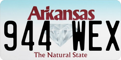 AR license plate 944WEX