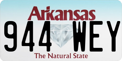AR license plate 944WEY