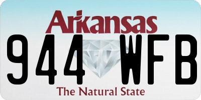 AR license plate 944WFB