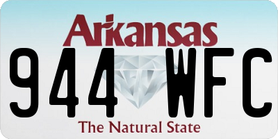 AR license plate 944WFC
