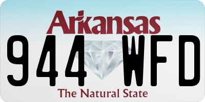 AR license plate 944WFD