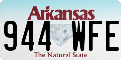 AR license plate 944WFE