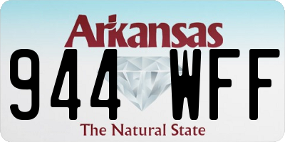 AR license plate 944WFF