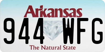 AR license plate 944WFG