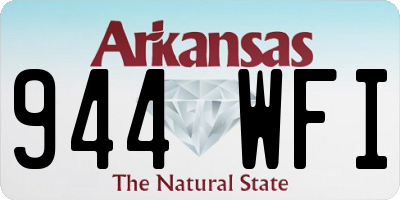 AR license plate 944WFI