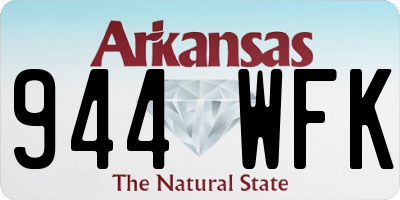 AR license plate 944WFK