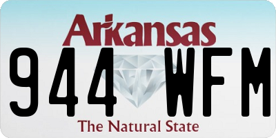 AR license plate 944WFM