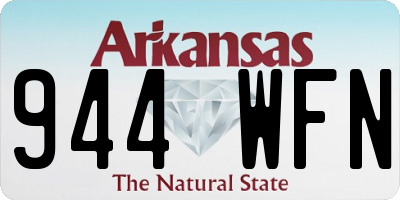AR license plate 944WFN