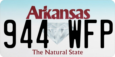 AR license plate 944WFP