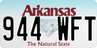 AR license plate 944WFT