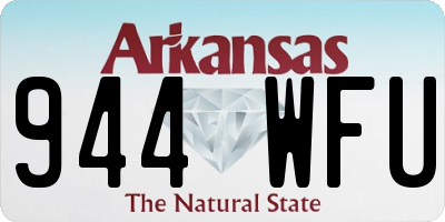 AR license plate 944WFU