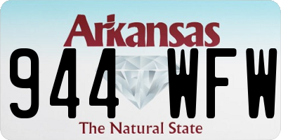 AR license plate 944WFW