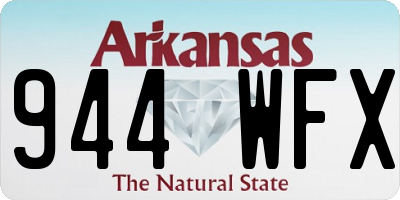 AR license plate 944WFX